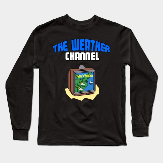 The Weather Channel - Rare Aesthetic Long Sleeve T-Shirt by Rare Aesthetic